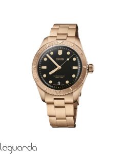 01 733 7771 3154-07 8 19 15 | Oris Divers Sixty-Five Date 38 mm bronce