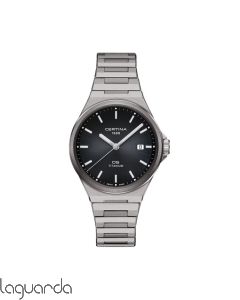 C043.410.44.051.00  | Certina DS-7 Quartz 39 mm esfera negra titanio