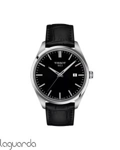 T150.410.16.051.00  Reloj Tissot T-Classic PR 100 40 m/m negro y piel