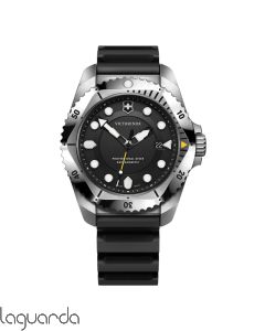 241990 | Victorinox Dive Pro, black dial black rubber, 43 mm