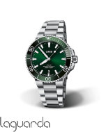 01 733 7766 4157-07 8 22 05PEB | Reloj Aquis Date 41,5 verde