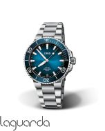 01 400 7769 4135-07 8 22 09PEB | Reloj Aquis Date 41.5 Calibre 400 azul detrás 