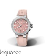 01 733 7770 4158-07 4 18 66FC| Oris Aquis Date Rosa nacar 36.5mm