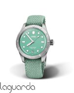 01 733 7771 4057-07 3 19 03S | Oris Divers Sixty-Five Cotton Candy Verde 38mm 