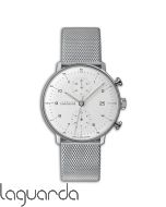 Reloj 27/4003.46 Junghans Max Bill Chronoscope, zafiro, 40 m/m