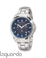 R8873621002 | Maserati Successo 44mm Chrono Blue R8873621002