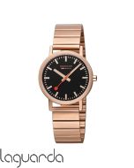 A660.30314.16SBR | Mondaine SBB Classic Mate, 36mm brazalete PVD rosado