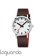 A660.30360.11SBGV  Mondaine SBB Classic quartz pulido, 40 mm