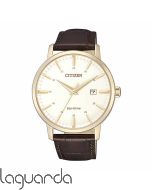 BM7463-12A | Reloj Citizen of collection Caballero 3 agujas dorado Eco Drive 40 mm