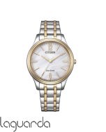 EM0416-78A   Reloj Citizen Lady elegance bicolor Eco Drive 34 mm