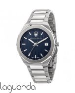 R8853142006 Maserati Stile 42mm Blue Dial Brazalete St Stl