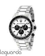 R8873640003  Maserati SFIDA Black&White Dial BR SS 