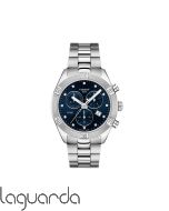 T101.917.11.046.00 | Tissot PR100 Sport Chic Chrono , 38 mm. Esfera azul oscuro