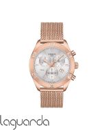 T101.917.33.031.00 | Tissot PR100 Sport Chic Chronograph Lady, correa milanesa PVD oro rosado