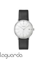 27/4105.02  Junghans Max Bill Kleine Automatic 34 m/m. Blanco mate