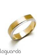 Wedding ring bicolor