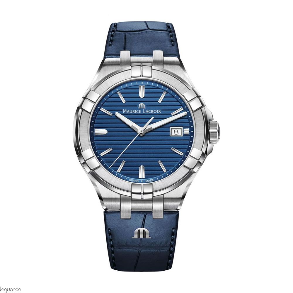 AI1008 SS001 431 4 Maurice Lacroix Aikon Date 42mm Quartz blue