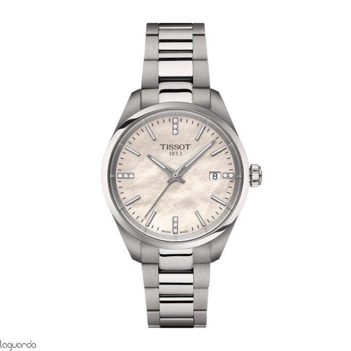 Tissot T150.210.11.116.00 PR 100 34 m m Quartz mother of pearl dial with diamonds