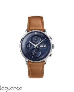 27/4526.03 | Reloj Junghans Meister Chronoscope , plexiglas y calendario en inglés