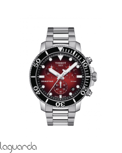 T120.417.11.421.00 | Reloj Tissot Seastar 1000 Chrono Cuarzo burdeos