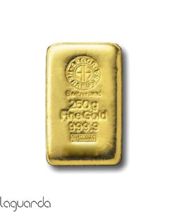 Argor Heraeus 250 Gram Gold Bar 24-carats