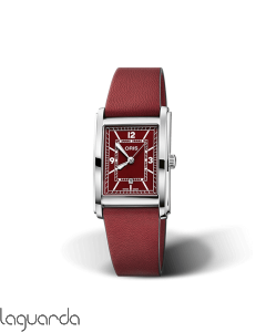 01 561 7783 4068-07 5 19 18 | Reloj Oris Rectangular granate