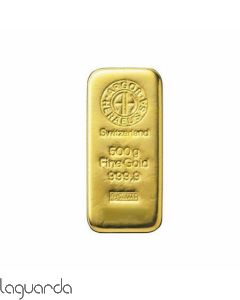 Argor Heraeus 500 Gram Gold Bar 24-carats