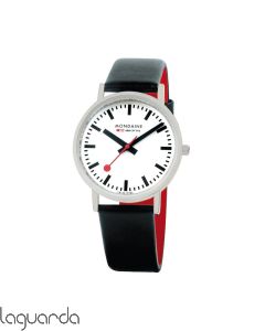 A660.30314.16SBBV  Mondaine SBB Classic Acero pulido 36mm