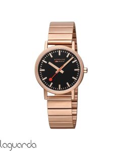 A660.30314.16SBR | Mondaine SBB Classic Metal, 36mm brazalete PVD rosado