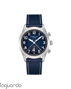 C024.617.16.042.00 | Certina DS Pilot Quartz Cronógrafo azul, 43 mm