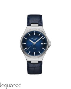 C043.410.16.041.00 | Certina DS-7 Quartz 39 mm azul piel 