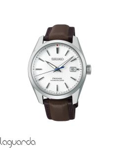 SPB413J1 | Seiko Presage Sharp Edged 110th Anniversary Limited Edition, cal. 6R55, Marcador rojo en honor al Laurel