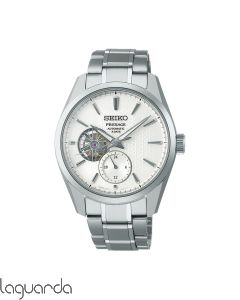 SPB415J1 | Seiko Presage linea Prestige Sharp Edged, Shironeri (blanco seda), cal. 6R5J