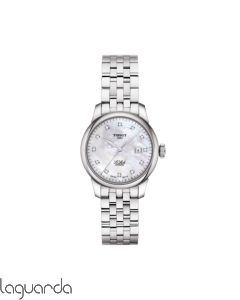 T006.207.11.116.00 | Reloj Tissot Le Locle Automatic esfera perlada y DIamantes, 29 mm