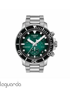 Reloj T120.417.11.091.01 Tissot Seastar 1000 Chrono Cuarzo verde