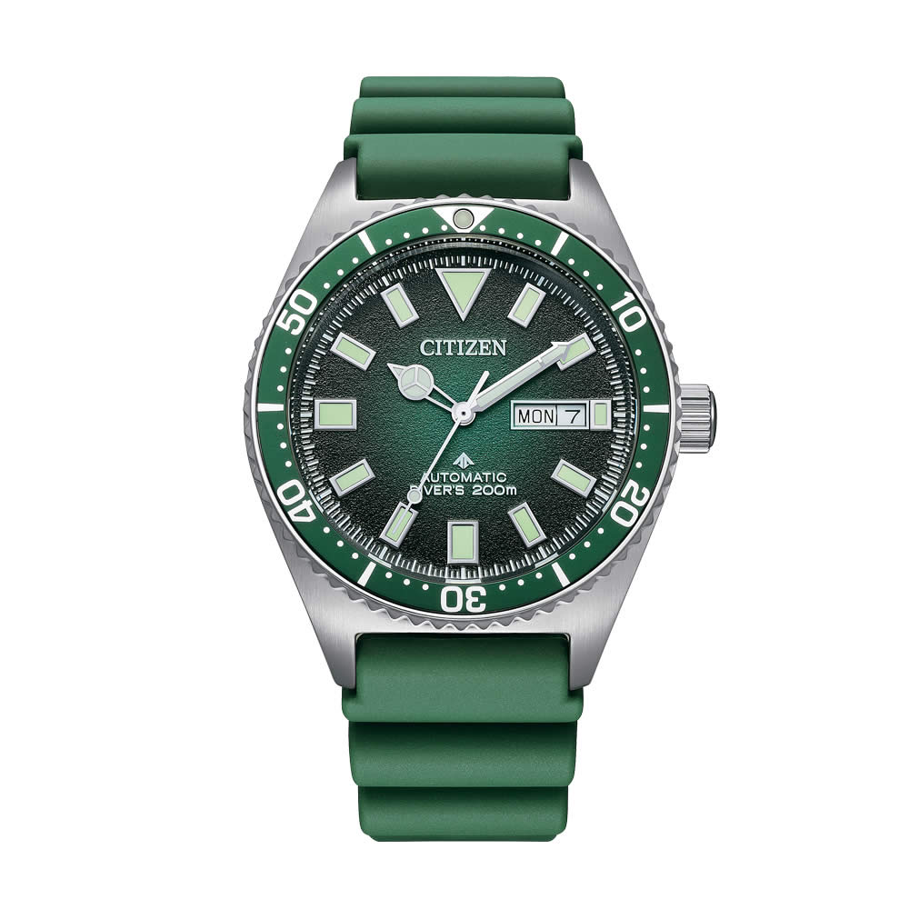 NY0121 09X Citizen watch Promaster Diver s Automatic green dial 41 mm. Official catalog citizen