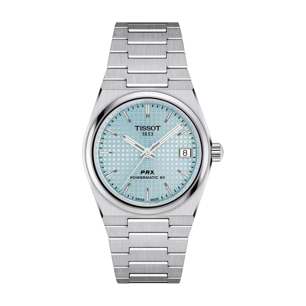 Reloj T137.207.11.351.00 Tissot PRX 35 mm POWERMATIC 80 azul hielo