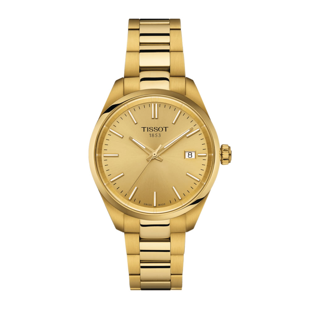 Tissot T150.210.33.021.00 PR 100 34 m m Quartz yellow gold PVD