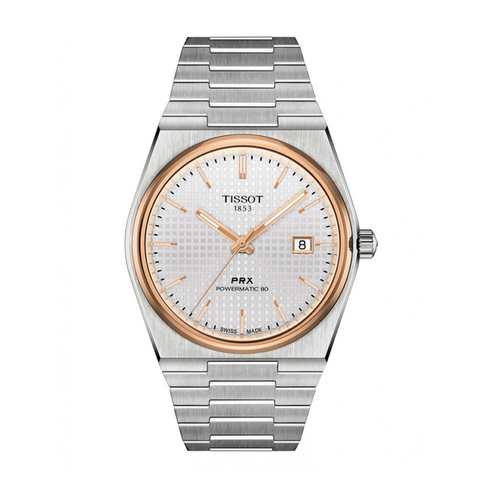 Reloj Tissot PRX T137.407.21.031.00 Powermatic 80 Blanco T Classic